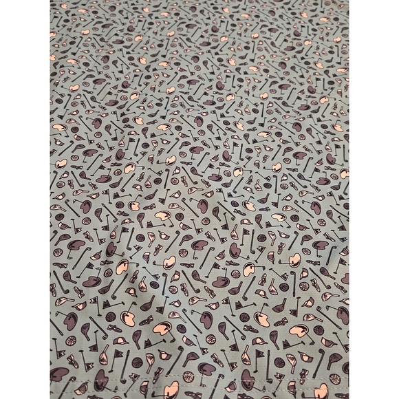 Callaway Mens Large Blue AOP Golf Polo Shirt Opti-Dri Stretch Performance - Picture 10 of 12